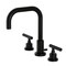 Kingston Brass FSC8930CML Manhattan Widespread Bathroom Faucet W/ Brass Pop-Up, Black FSC8930CML - alternate 1